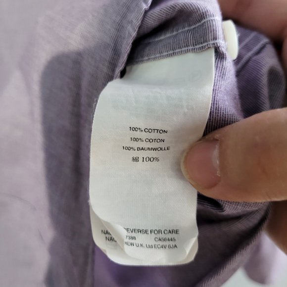 J. Crew Slim Oxford Long Sleeve Button-down Dress Shirt Light Purple Mens Medium - Picture 8 of 8